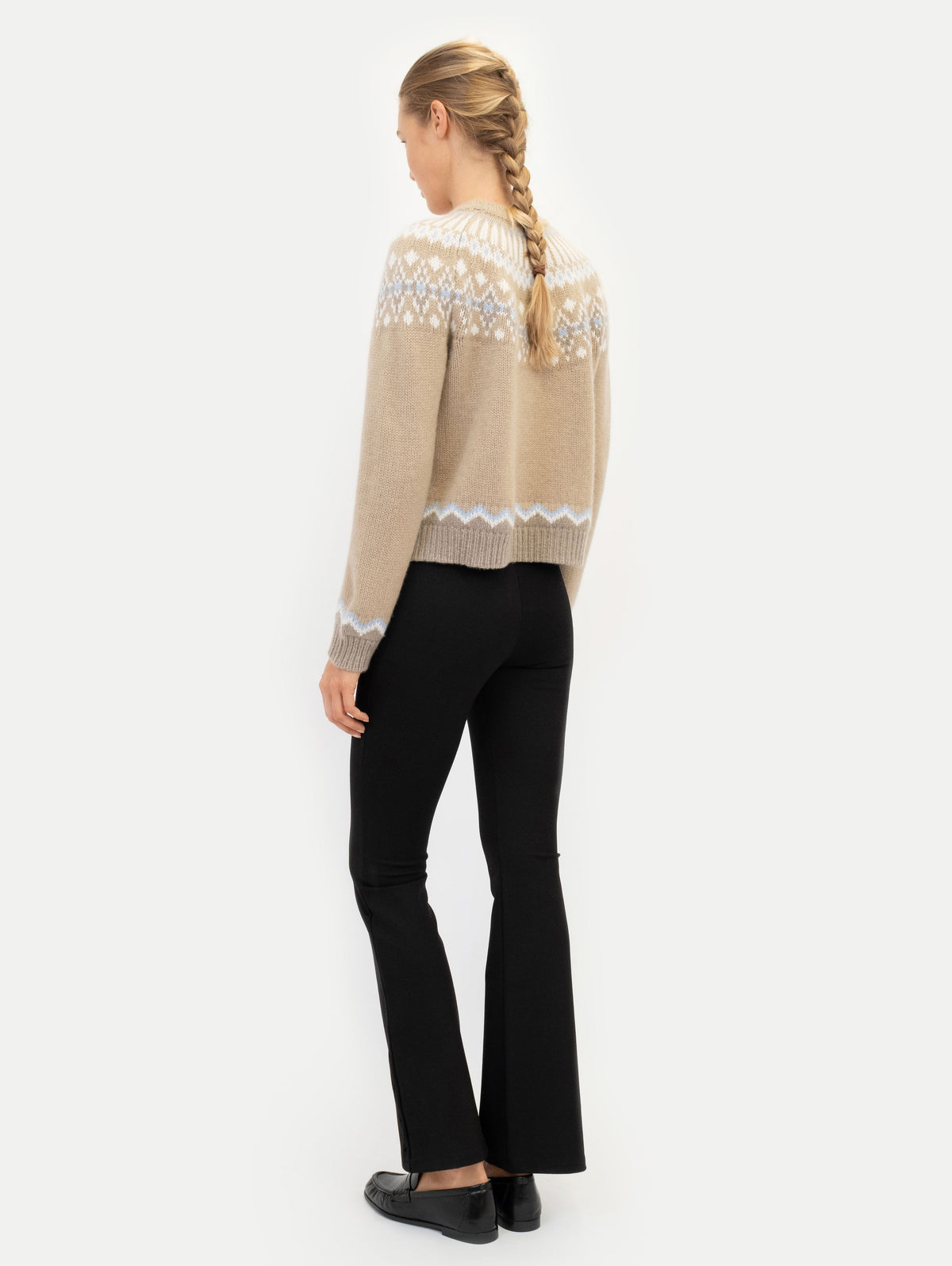 LAURA FAIR ISLE SWEATER IN TOAST