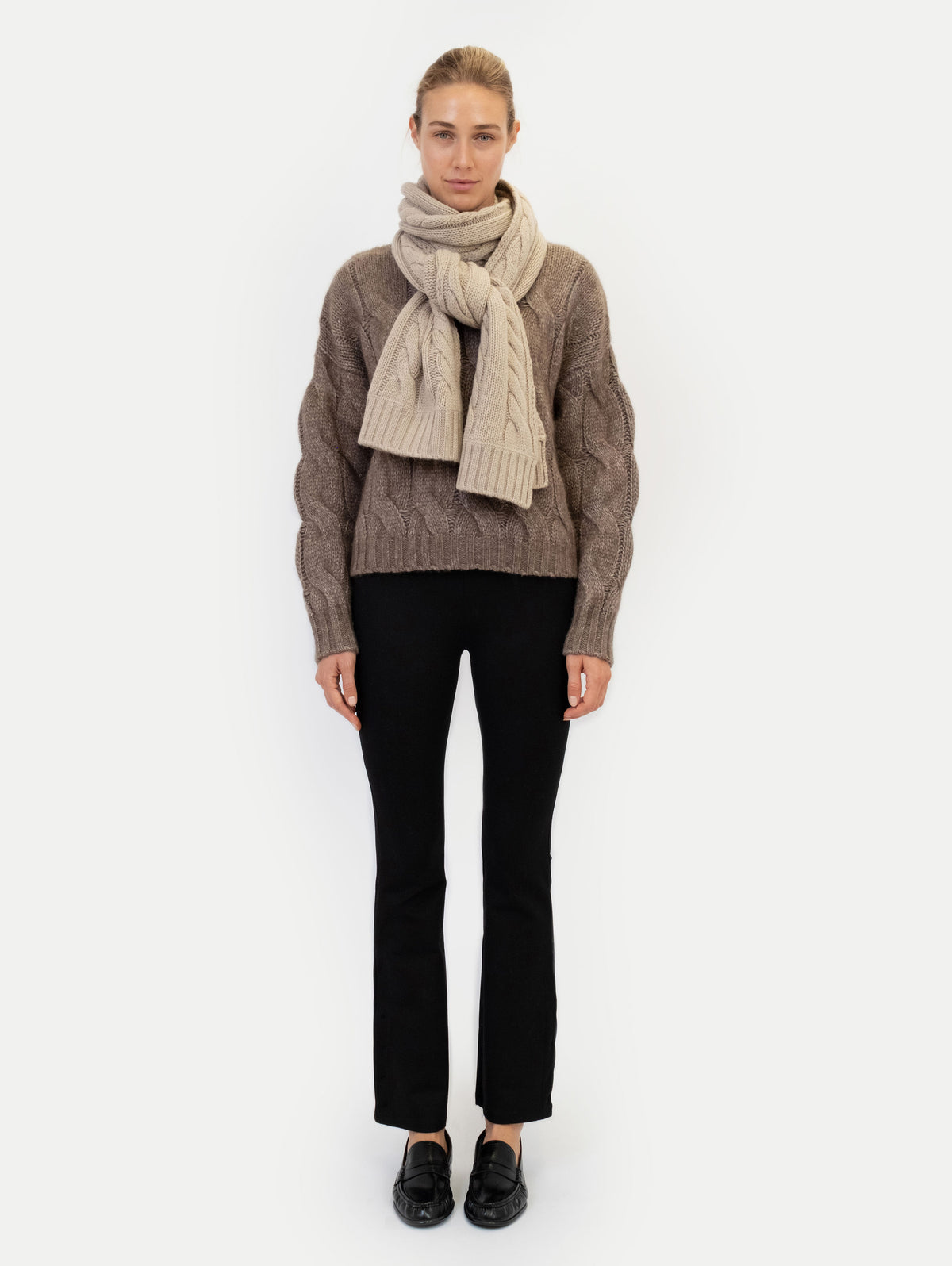 CAMILLA SCARF IN TOAST