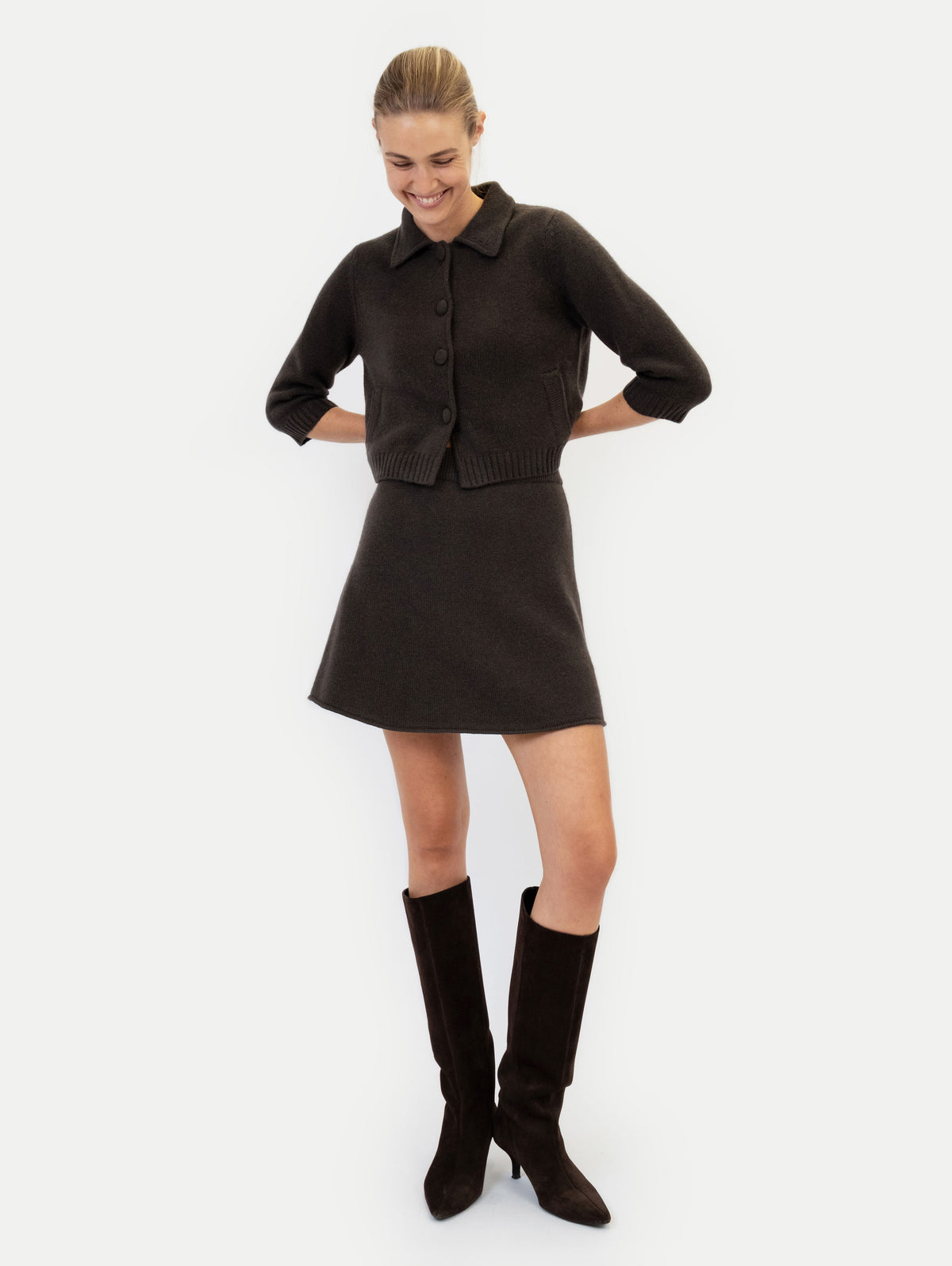 LAURA JACKET IN CHOCOLATE