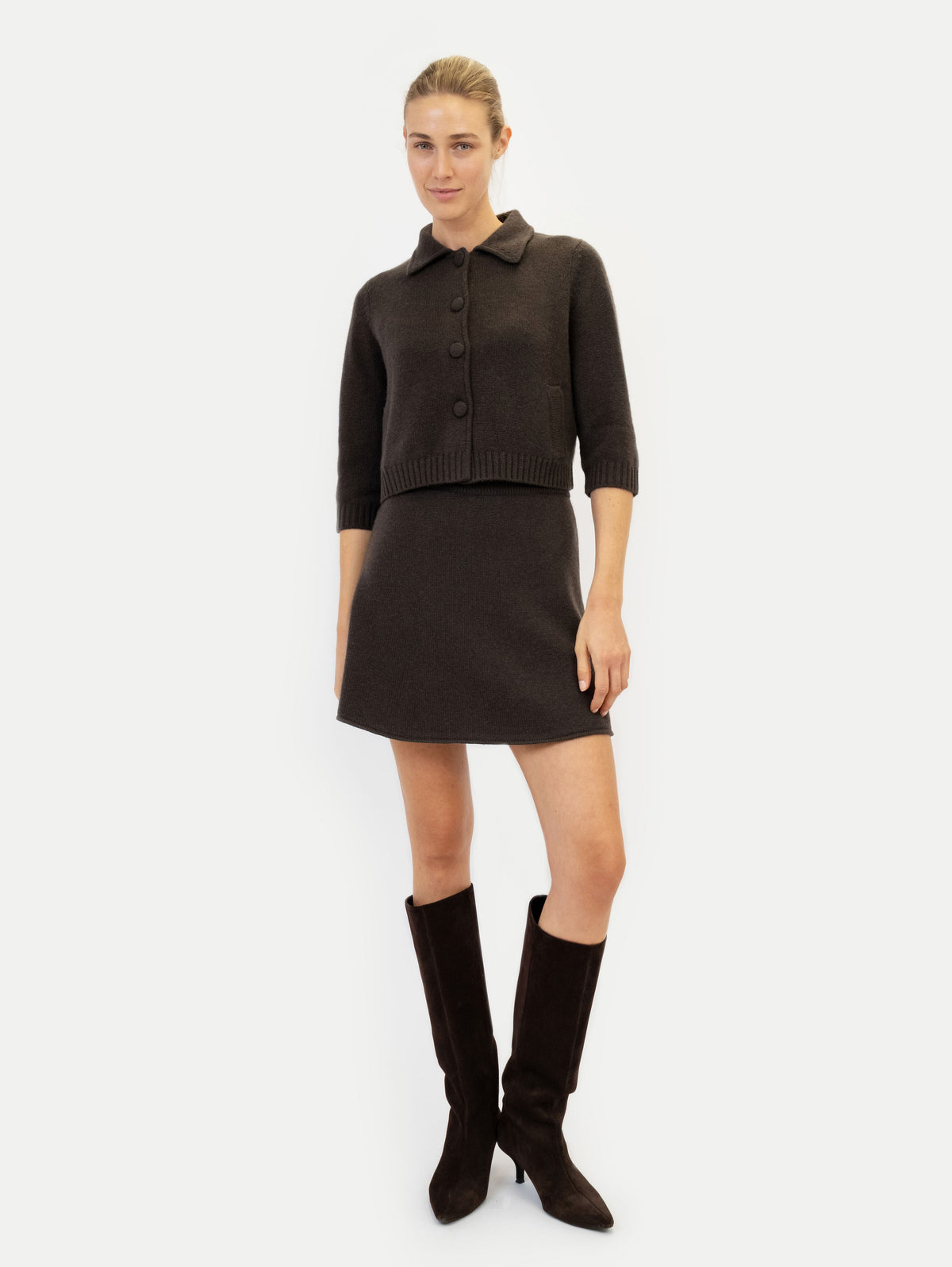 LAURA JACKET IN CHOCOLATE