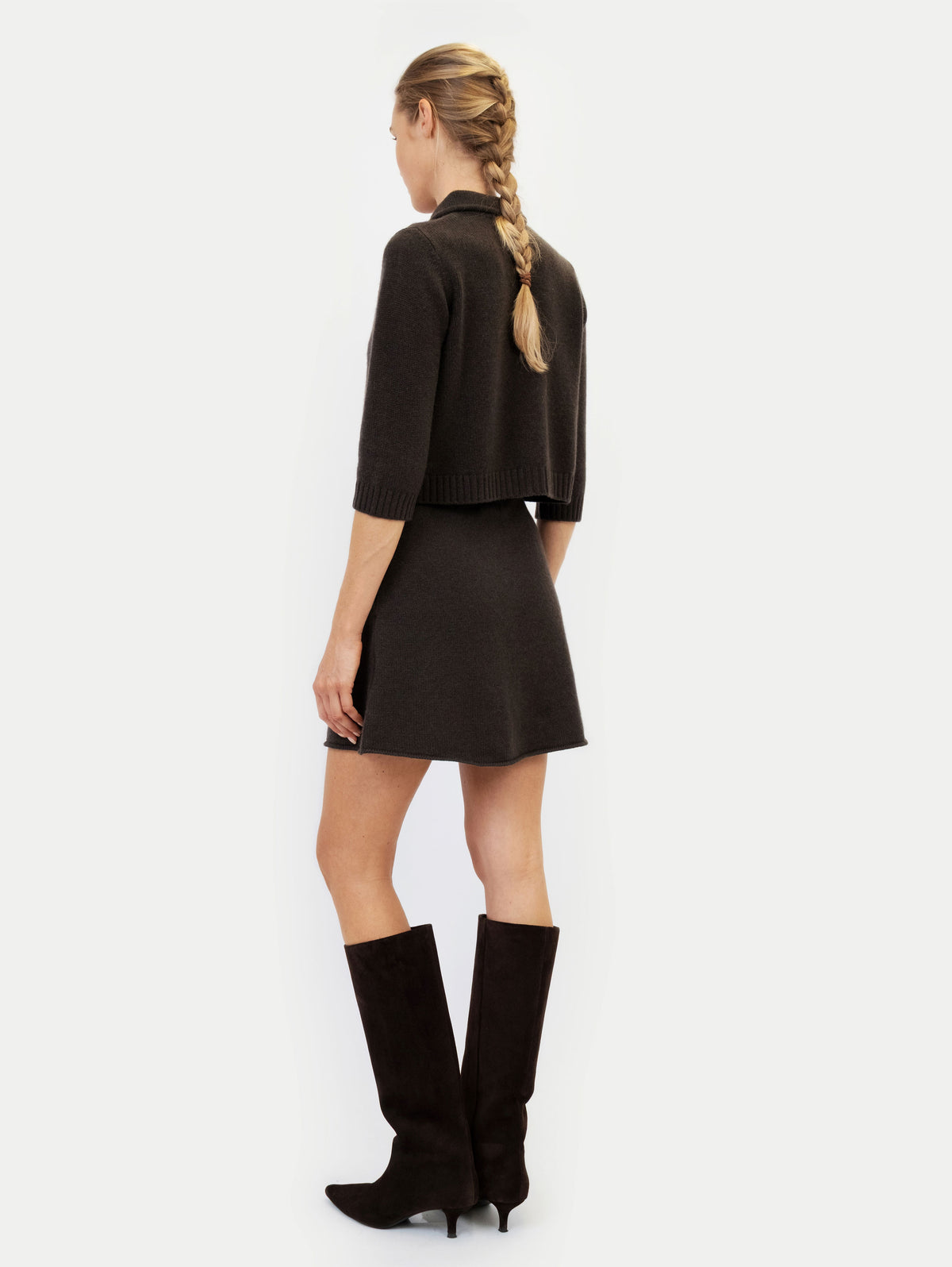 LAURA SKIRT IN CHOCOLATE