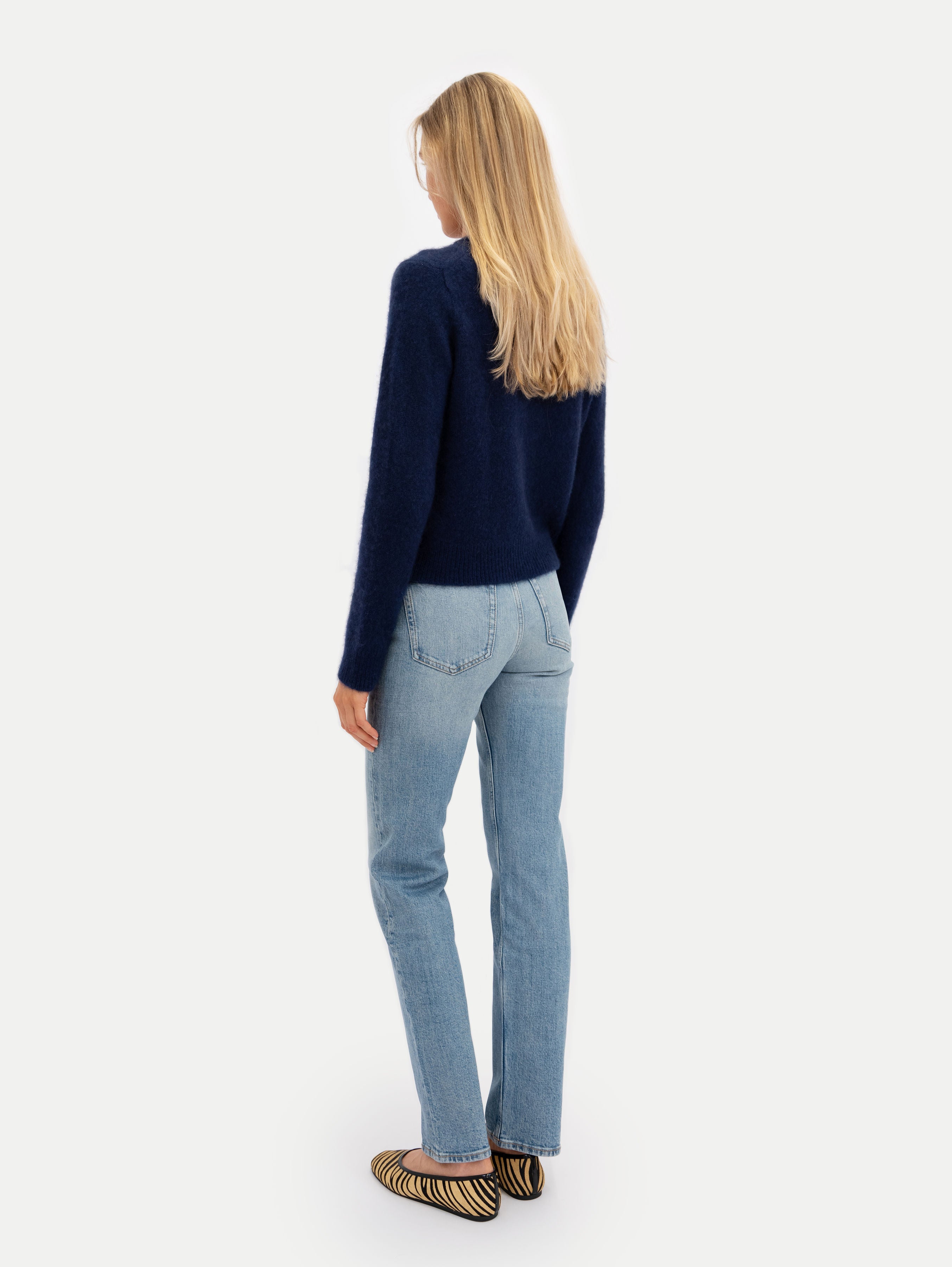 TESSA SWEATER IN DEEP BLUE