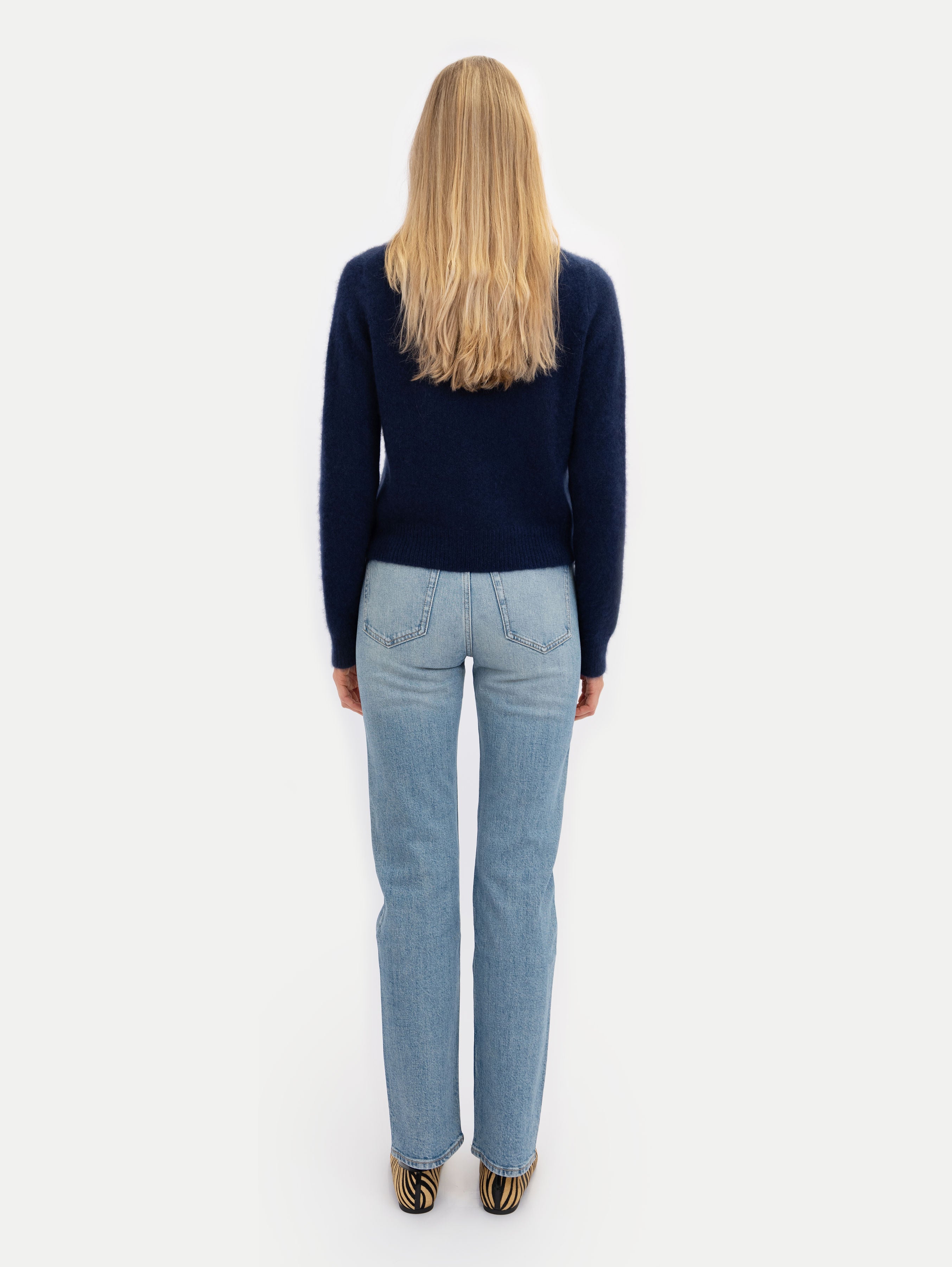 TESSA SWEATER IN DEEP BLUE