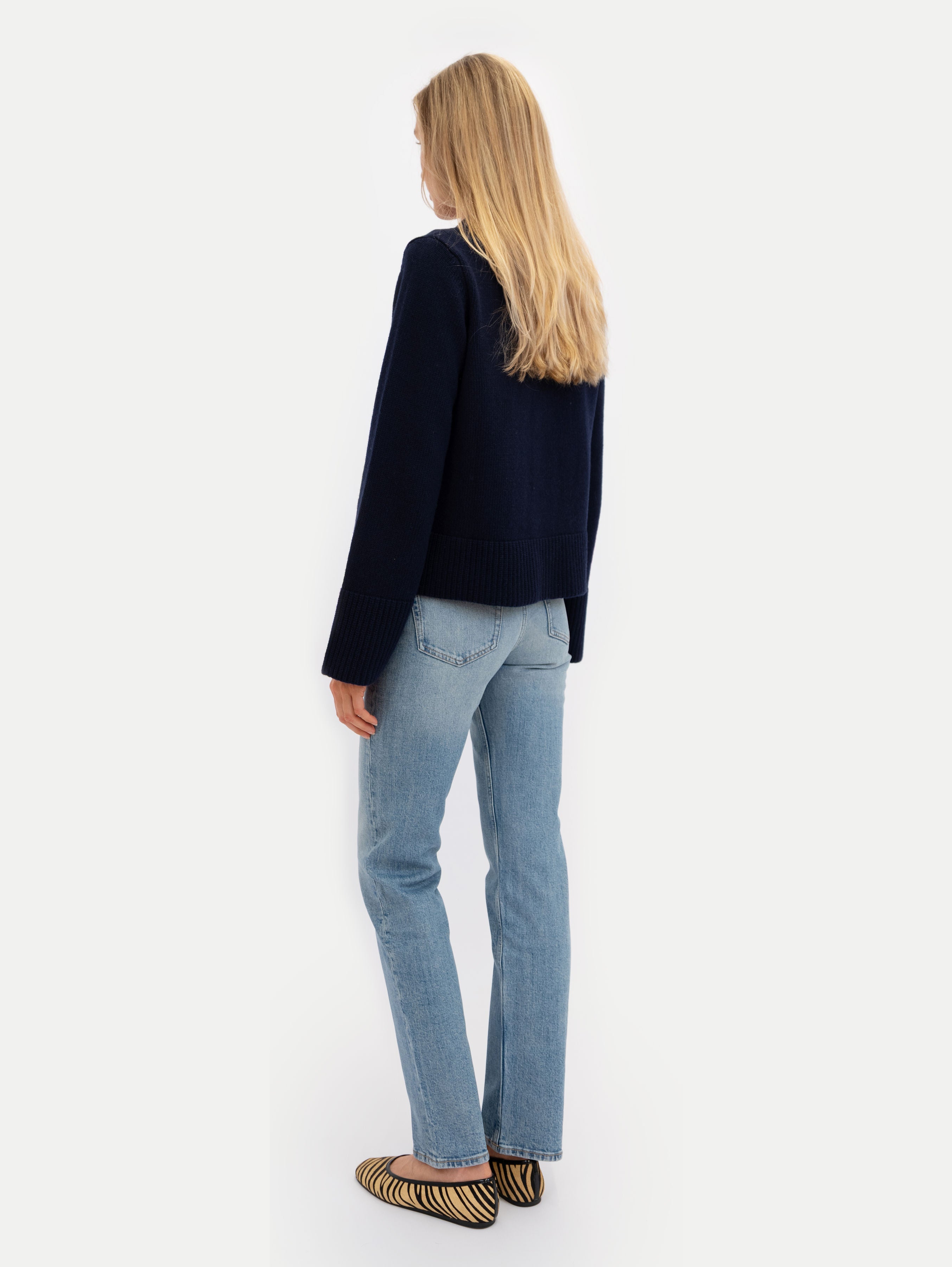 DOROTHEA CARDIGAN IN DEEP BLUE