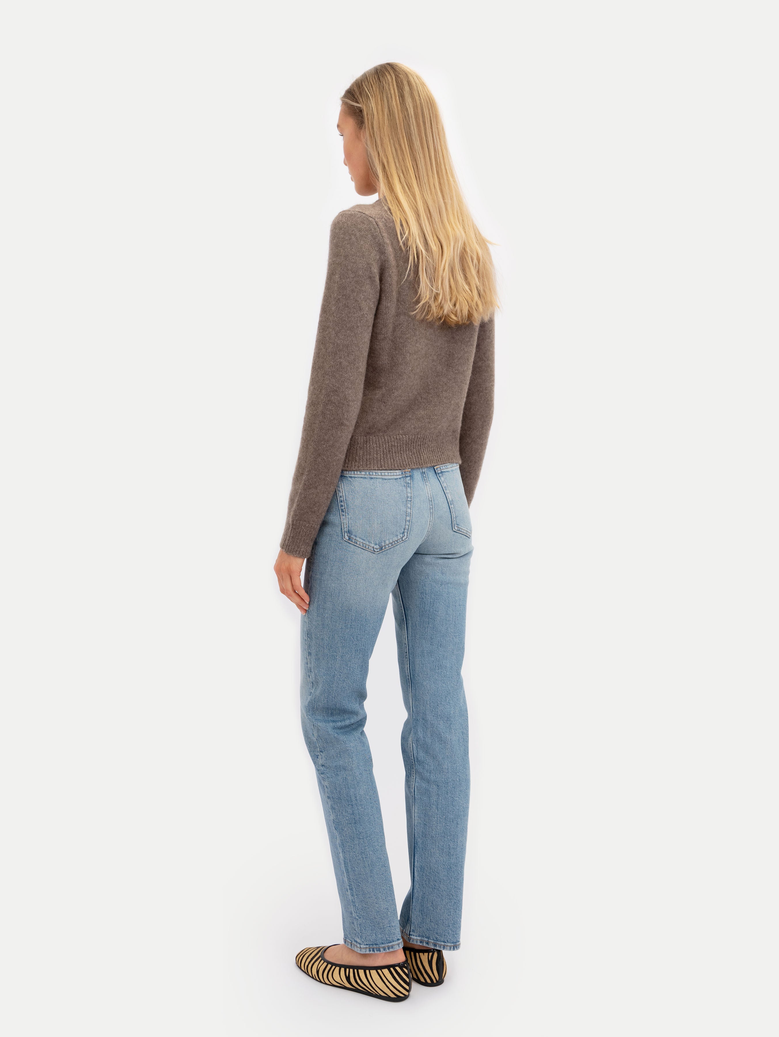 TESSA SWEATER IN HAZELNUT
