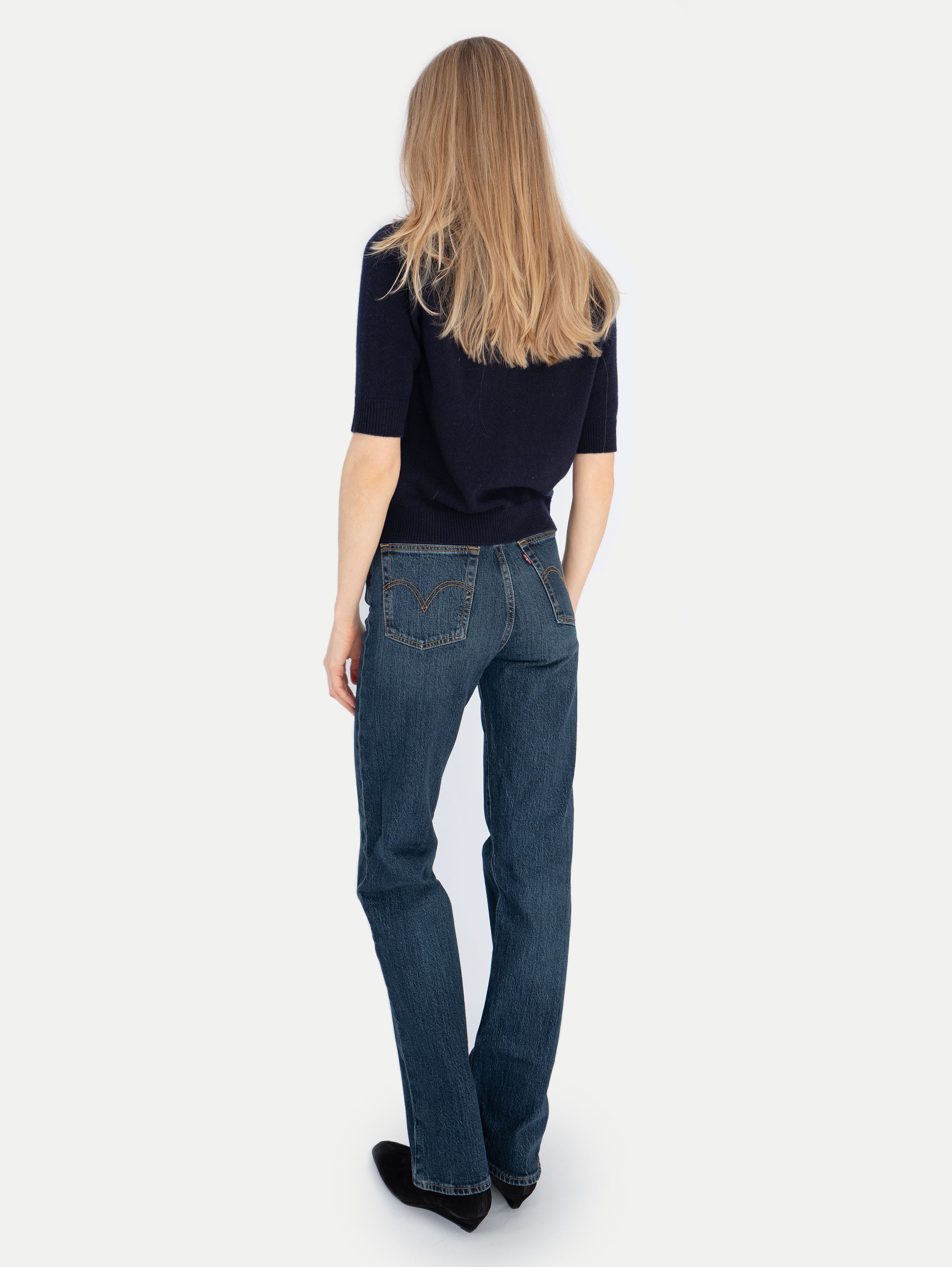 CELINE CARDIGAN IN DEEP BLUE
