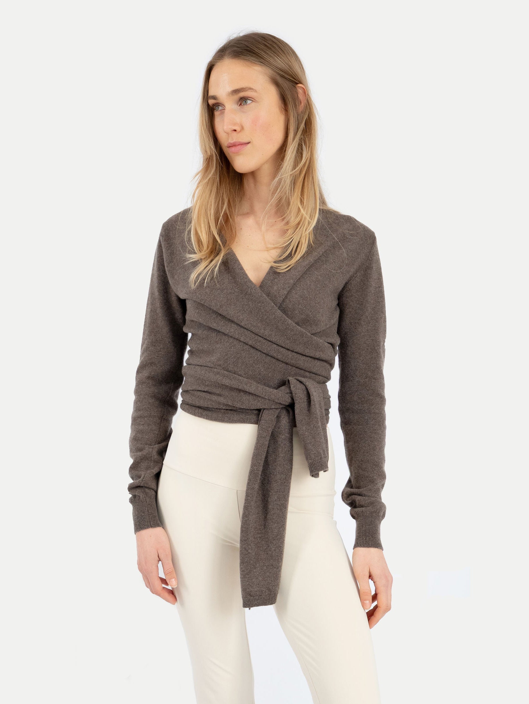 CAPE TOWN BONDI CARDIGAN IN NOUGAT