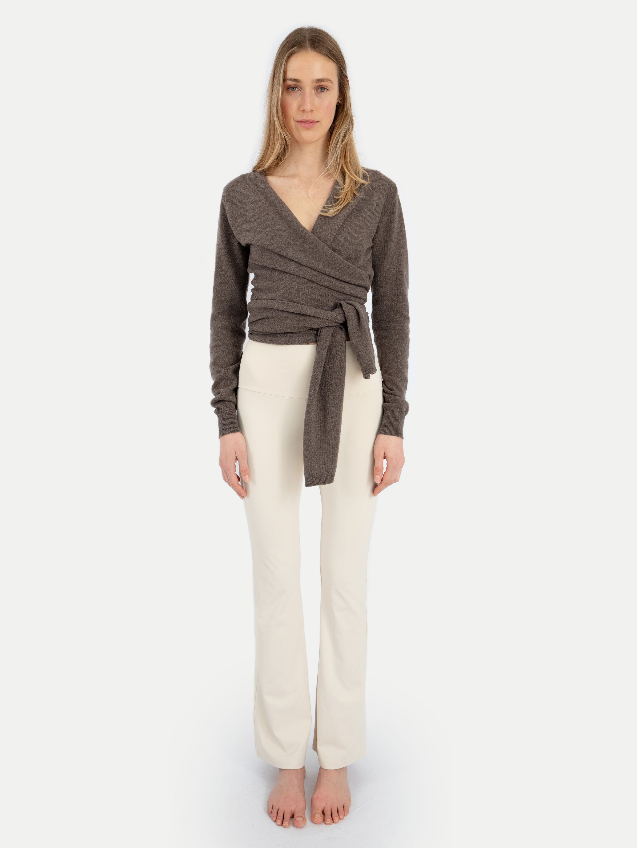 CAPE TOWN BONDI CARDIGAN IN NOUGAT