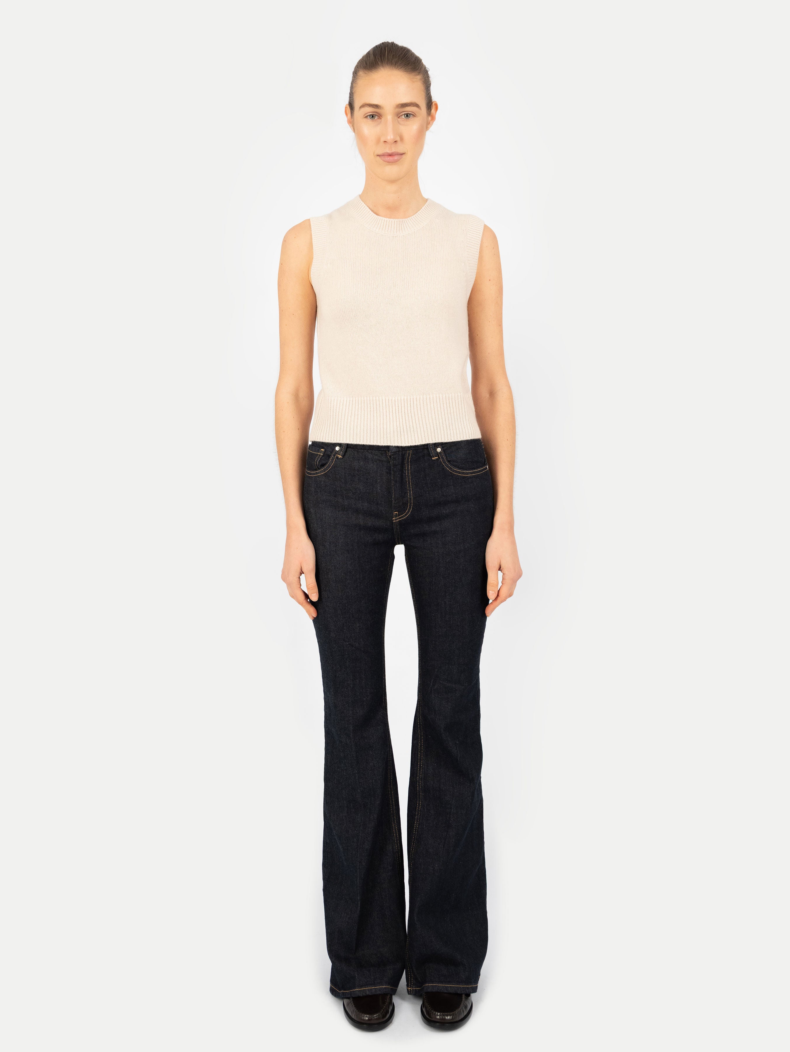 LAURA TOP IN HONEY OAT