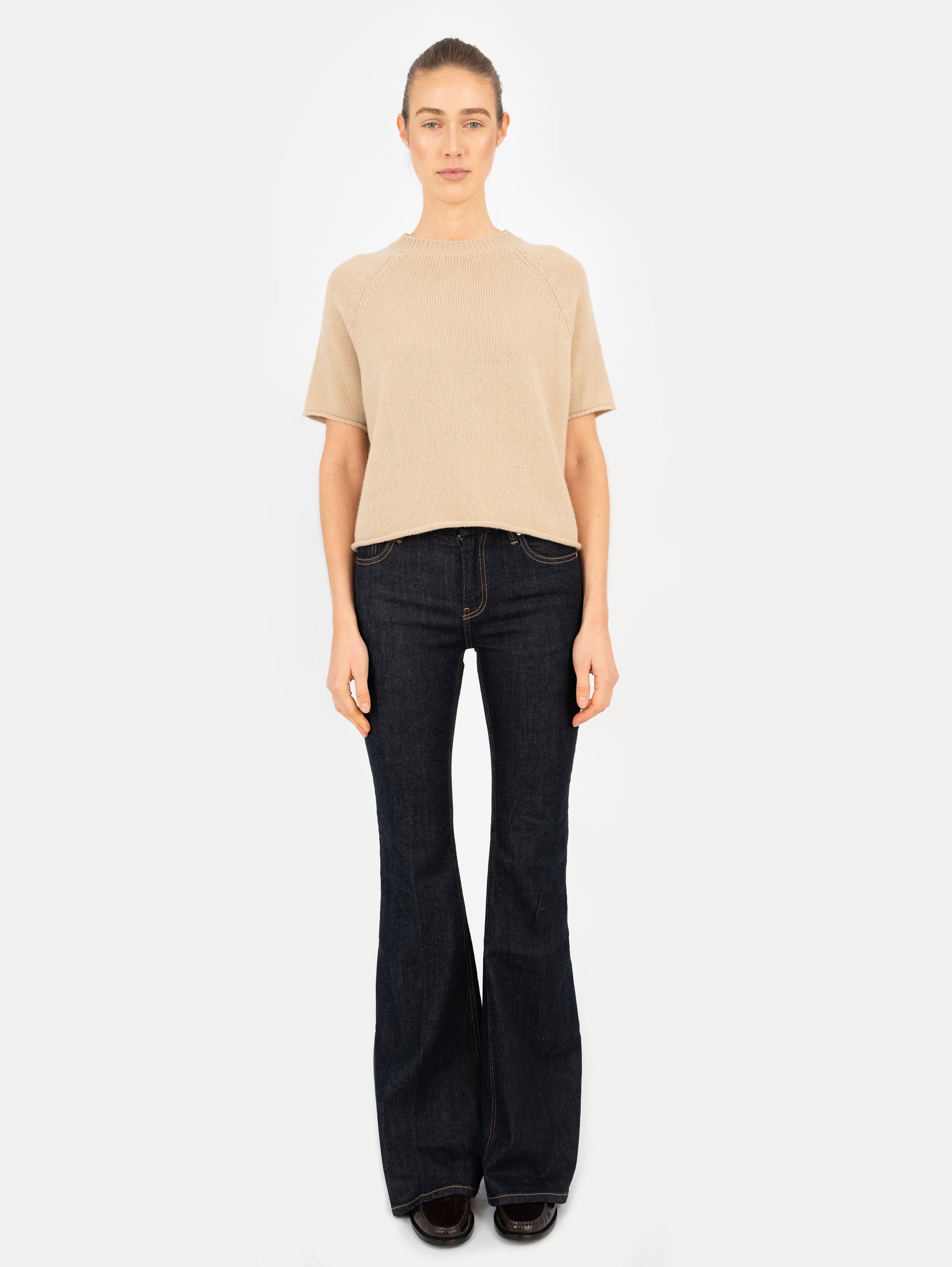 GRETA SWEATER IN CARAMEL