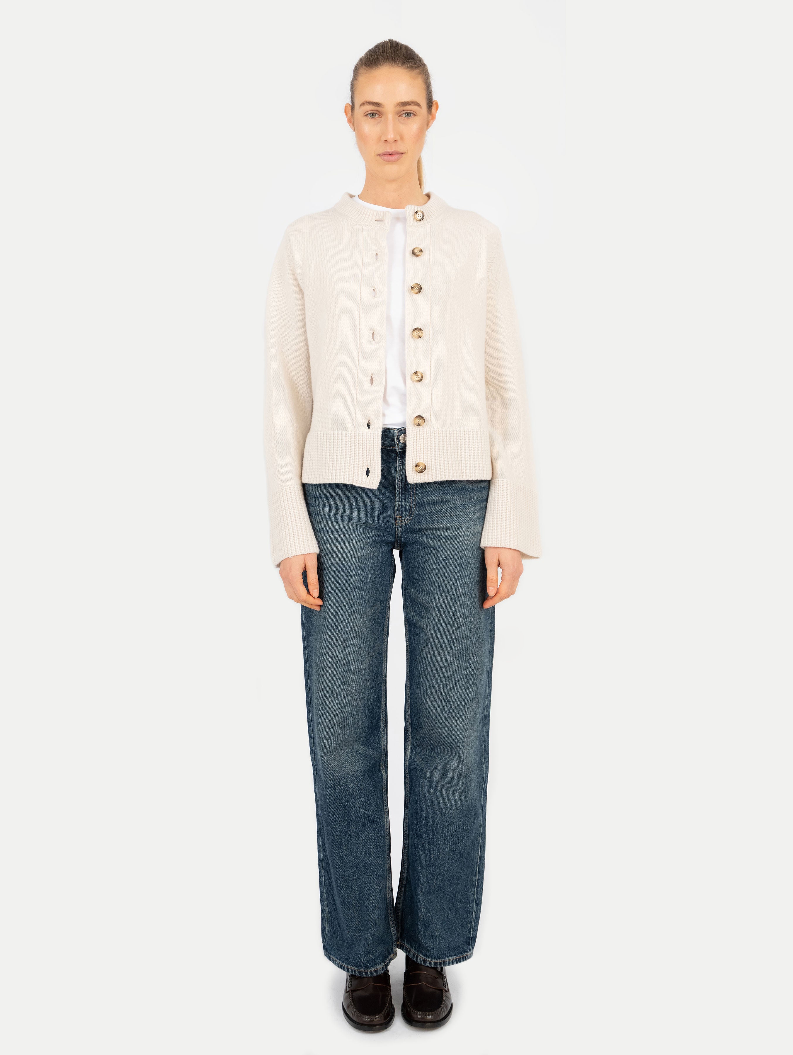 DOROTHEA CARDIGAN IN VANILLA