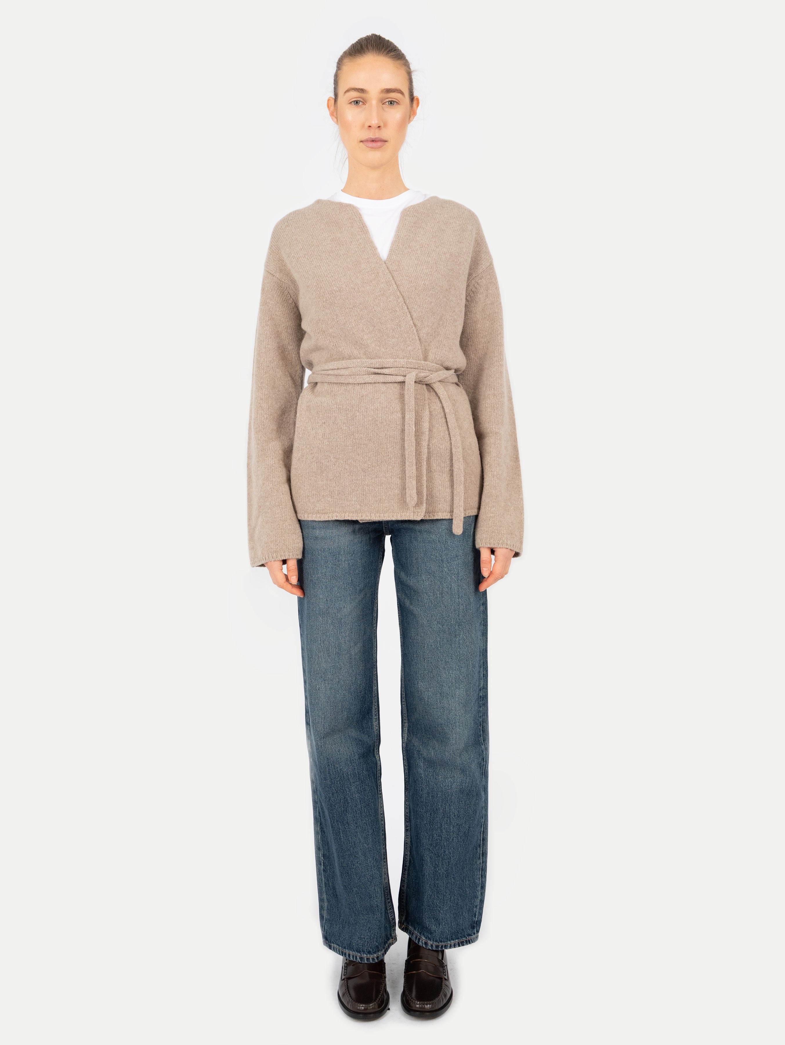 VICTORIA CARDIGAN IN WOOD