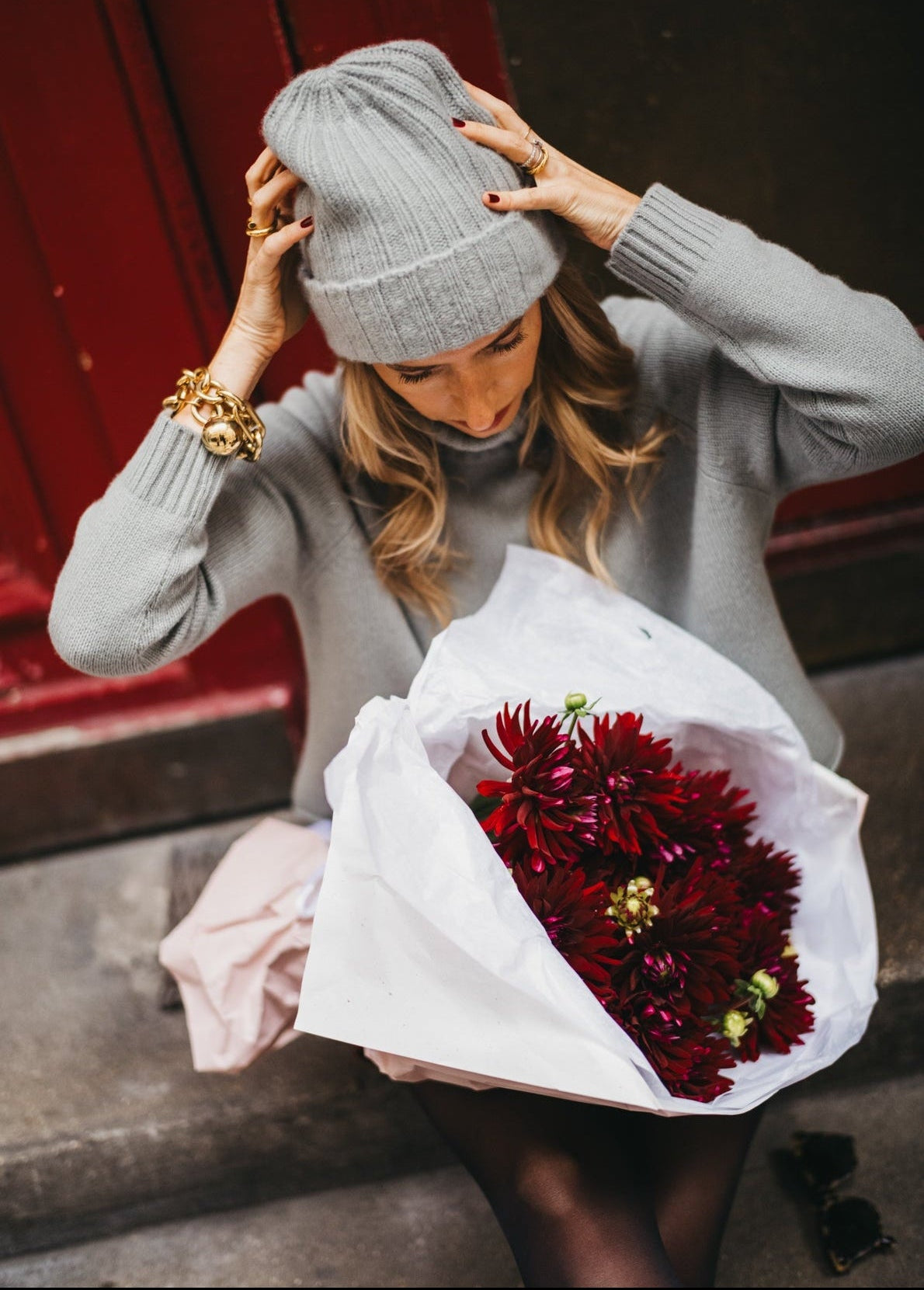 LAURA BEANIE IN SAGE