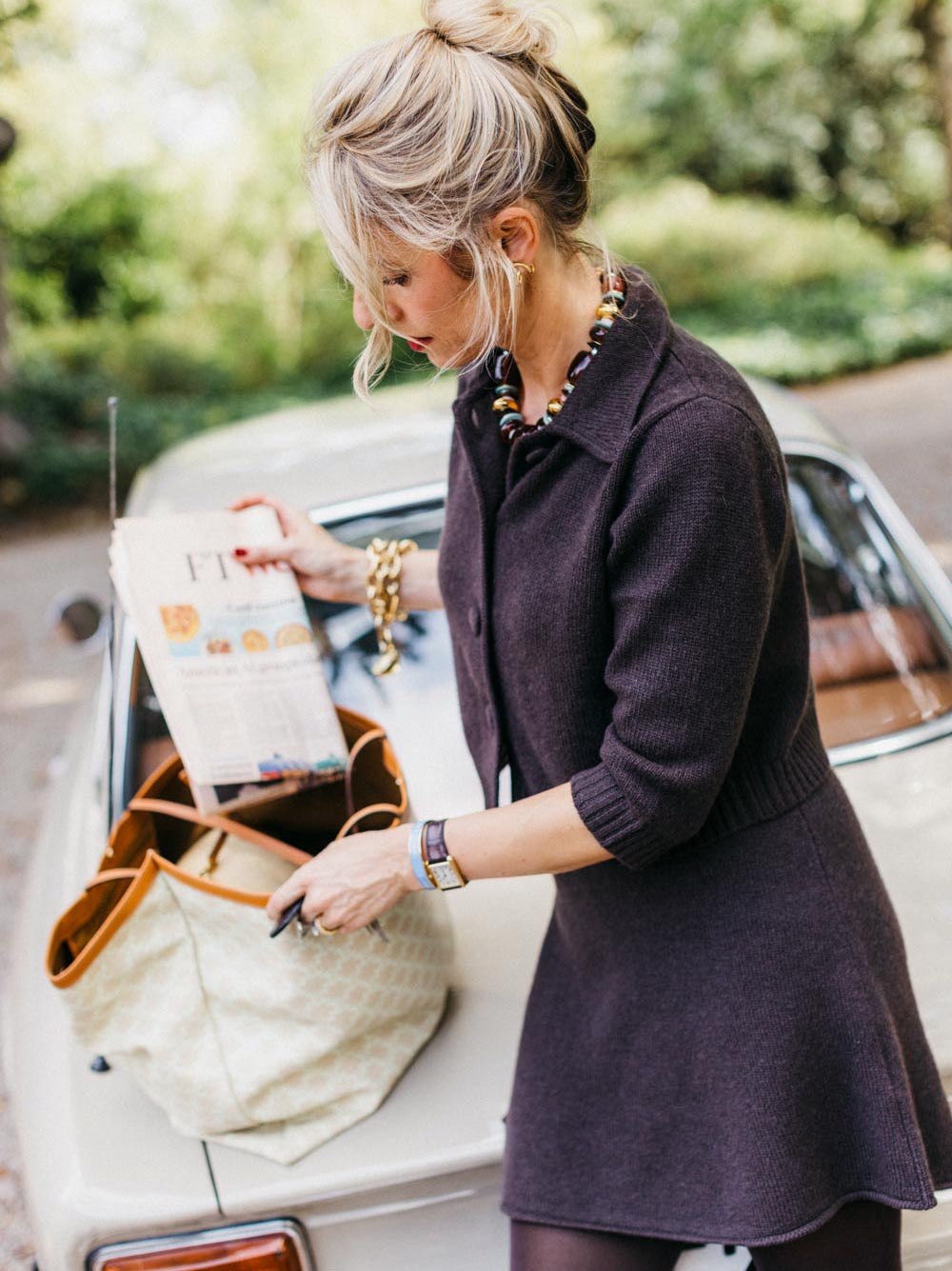 LAURA SKIRT IN CHOCOLATE